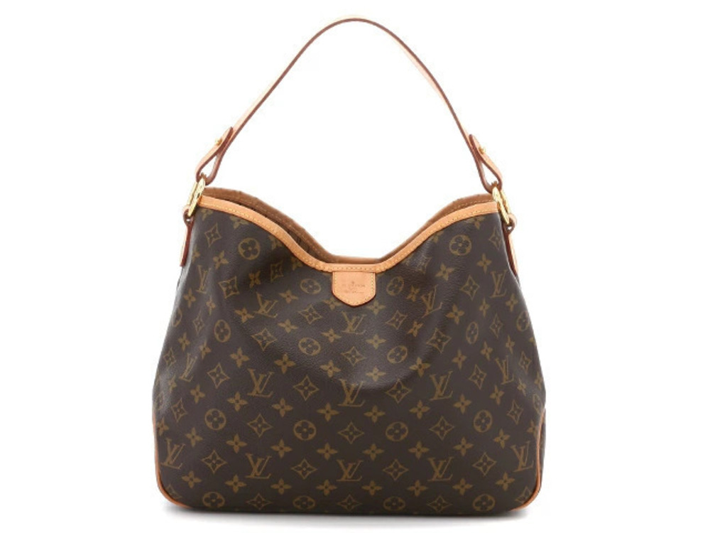 Louis Vuitton Delightful Monogram Bag Shoulder Brown
